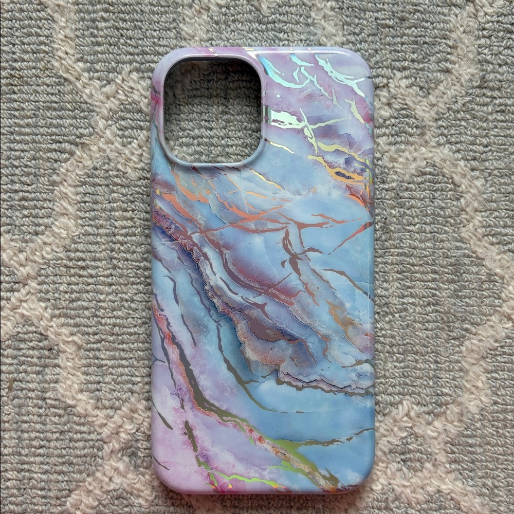 4 for $12 Holo Moonstone Marble iPhone 12 Pro Max Case